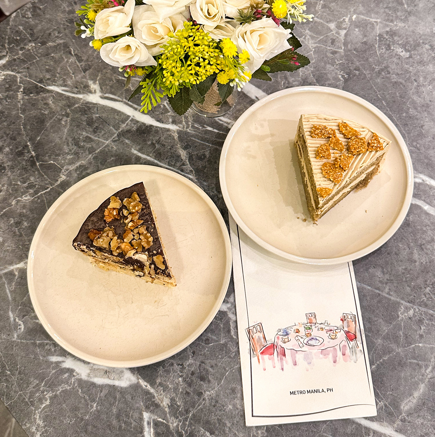 Cake slices